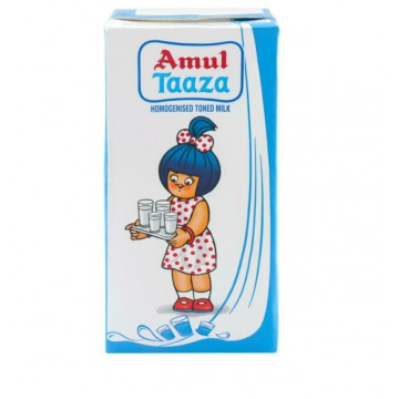 Amul Taaza Toned Milk 1 Ltr